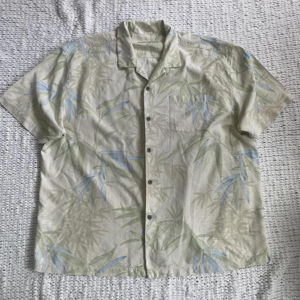 Tommy Bahama Men's Palm Frond Hawaiian Shirt - Size XXL